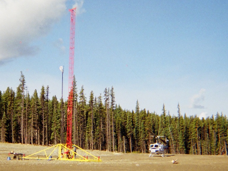 Bonnetts Wireline Equipment at remote worksite
